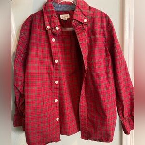 Gymboree Red and Blue Plaid Shirt